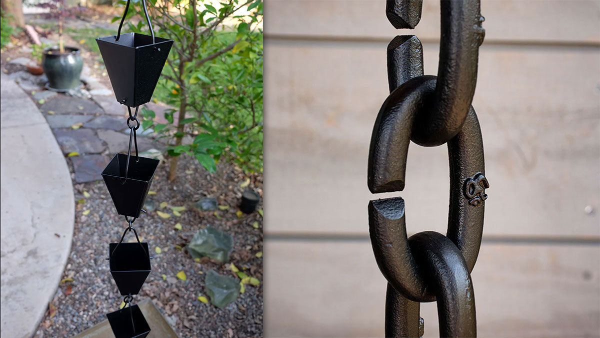 Do rain chains need chain?