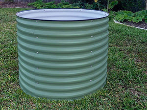 32" Extra Tall Round Metal Raised Garden Bed
