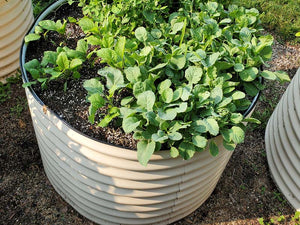 32" Extra Tall Round Metal Raised Garden Bed