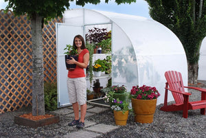 Solexx Harvester Greenhouse in yard