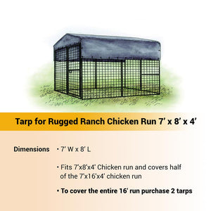 OverEZ Regular Chicken Run Tarp