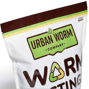 Urban Worm Company Worm Castings bag close up