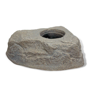 Planter Faux Rock 132 in Riverbed color without plant