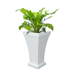 Bordeaux 28in Tall Planter - White