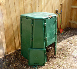 AeroQuick 187 Gallon Compost Bin with bottom open