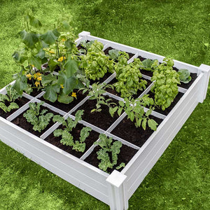 Classic 4x4x11 Garden Bed with GroGrid