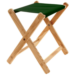 The Deluxe lightweight Folding Stool in forest green