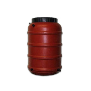Upcycled 50 Gallon Terra Cotta Rain Barrel