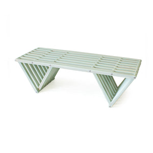 XQuare Wooden Bench X90 Harbor Green