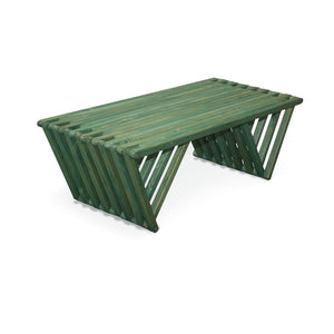 XQuare Wooden Coffee Table X90 Alligator Green