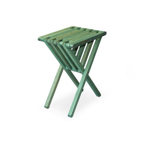 XQuare Wooden End Table X45 Alligator Green