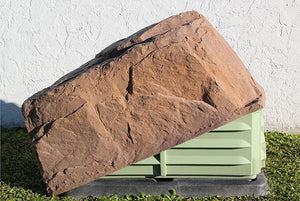 DekoRRa Artificial Rock Model 117 in Autumn Bluff color protecting electrical box