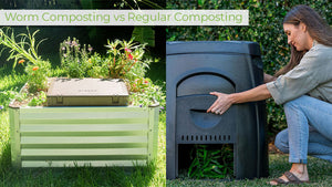 Worm Composting compared to traditional hot composting
