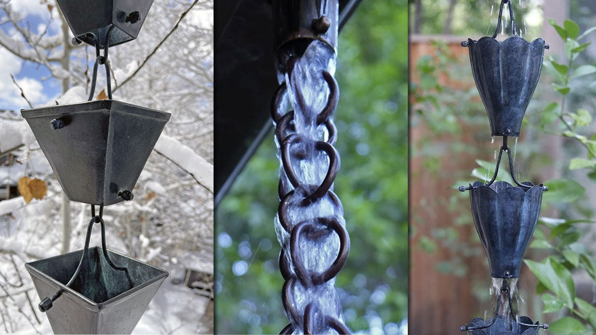Powder Coated Rain Chains