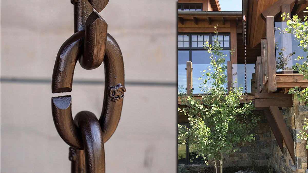 Maximum length you can have a rain chain