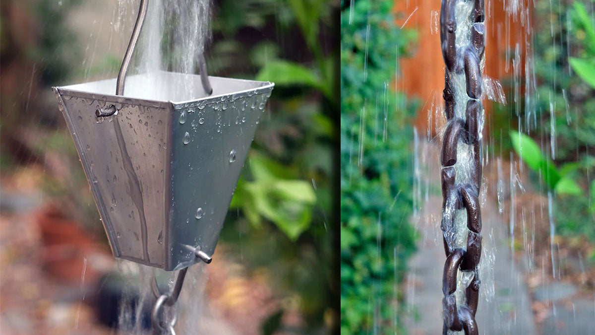 How big of an issue is rain chain splashing?