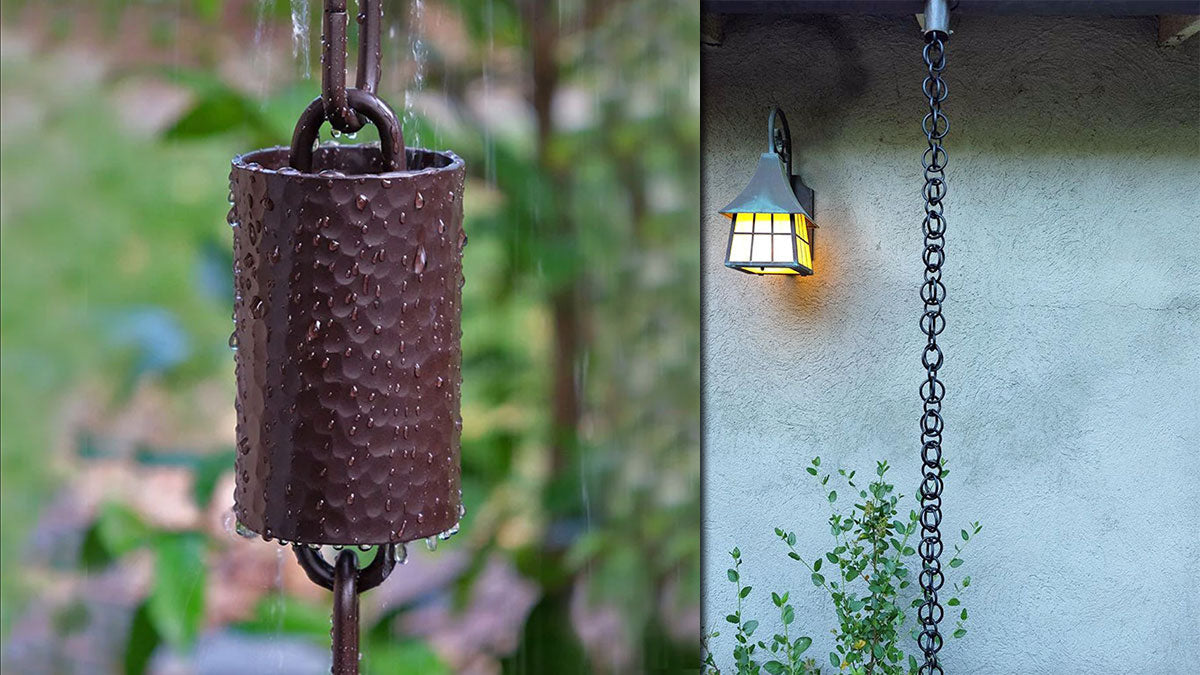 Rain Chains that will look great in your front yard!