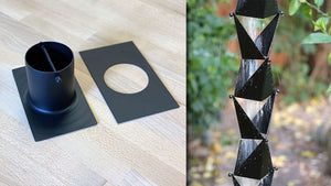 Rain Chains that will fit on Large Installation kits