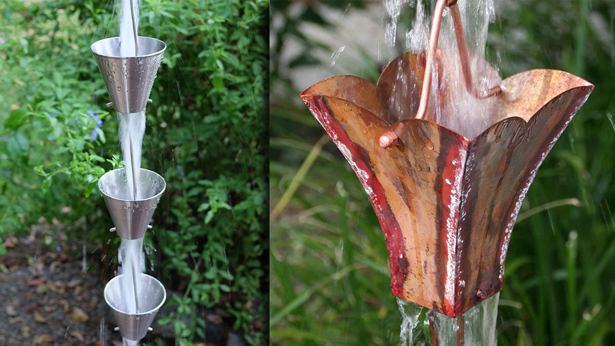 Examples On Home Chain Best Rain Chains for Traditional Homes