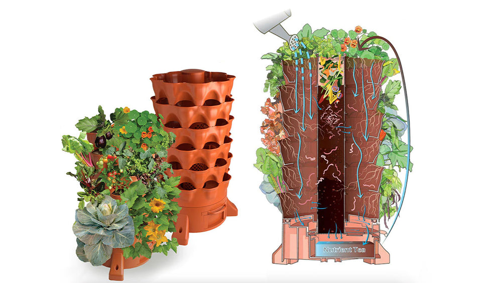 The Garden Tower 2 | Vertical Gardening and Composting made easy
