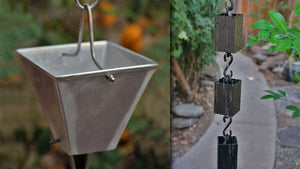 Cup Style Rain Chains: Which size is right for your home?