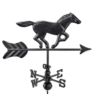 Horse Cottage Weathervane with Roof Mount