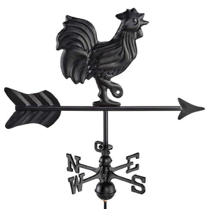 Rooster Cottage Weathervane with Roof Mount
