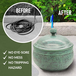 Key West Hose Pot with Blue Verde Finish
