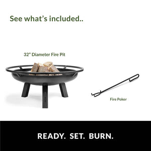 Porto 32" Fire Pit