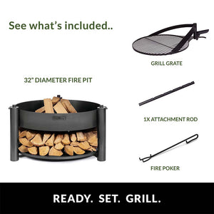 Montana X 32" Fire Pit