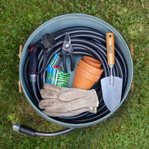 Sedona Hose Pot with Lid and Brass Accents