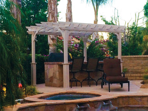 Pergola In A Box by pool