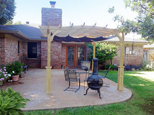 Pergola In A Box on patio