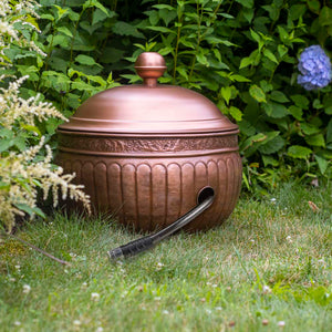 La Jolla Hose Pot with Lid - Copper Finish
