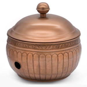 La Jolla Hose Pot with Lid - Copper Finish