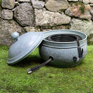 Key West Hose Pot with Blue Verde Finish