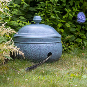 Key West Hose Pot with Blue Verde Finish