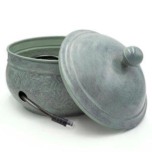 Key West Hose Pot with Blue Verde Finish