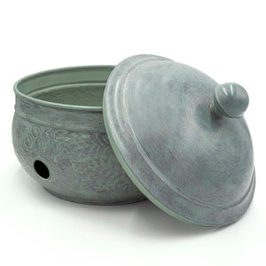 Key West Hose Pot with Blue Verde Finish