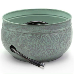 Key West Hose Pot with Blue Verde Finish