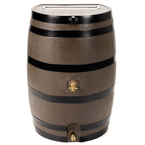 50 Gallon Dual Spigot Rain Barrel