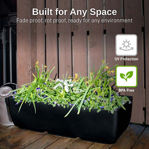 36" Rectangular Garden Planter