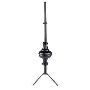 Modern Farmhouse 28" Morgana Aluminum Rooftop Finial with Roof Mount
