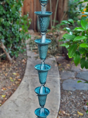 Flared Cups Rain Chain