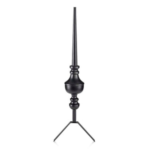 Modern Farmhouse 27" Victoria Aluminum Rooftop Finial with Roof Mount