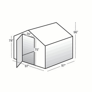 Solexx Garden Master Greenhouse dimensions