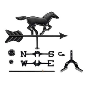 Horse Cottage Weathervane with Roof Mount