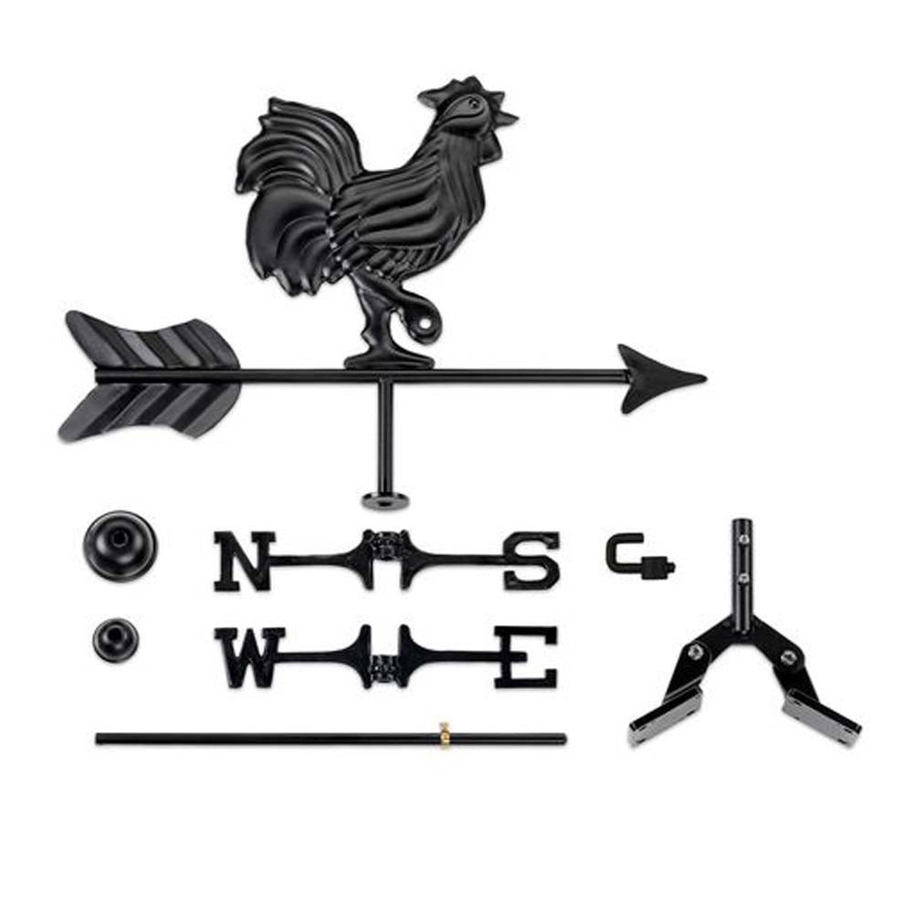 Rooster Cottage Weathervane with Roof Mount