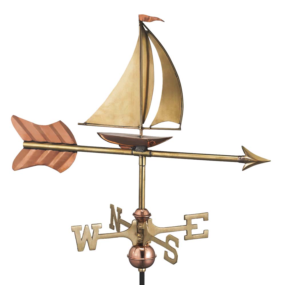 Sailboat Cottage Weathervane