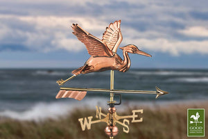 Blue Heron with Arrow Cottage Weathervane